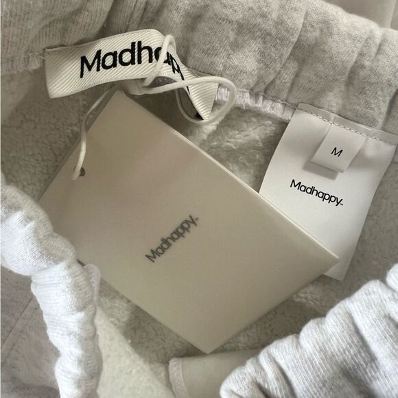 madhappy New York Exclusive Unisex Straight Leg Fleece Sweatpant Ash Medium NEW - Picture 6 of 8